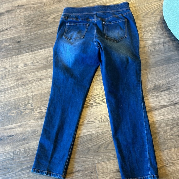 Kim Rogers Petite 12 P Jeggings Pull-on Stretch Denim Jeans - Picture 5 of 10